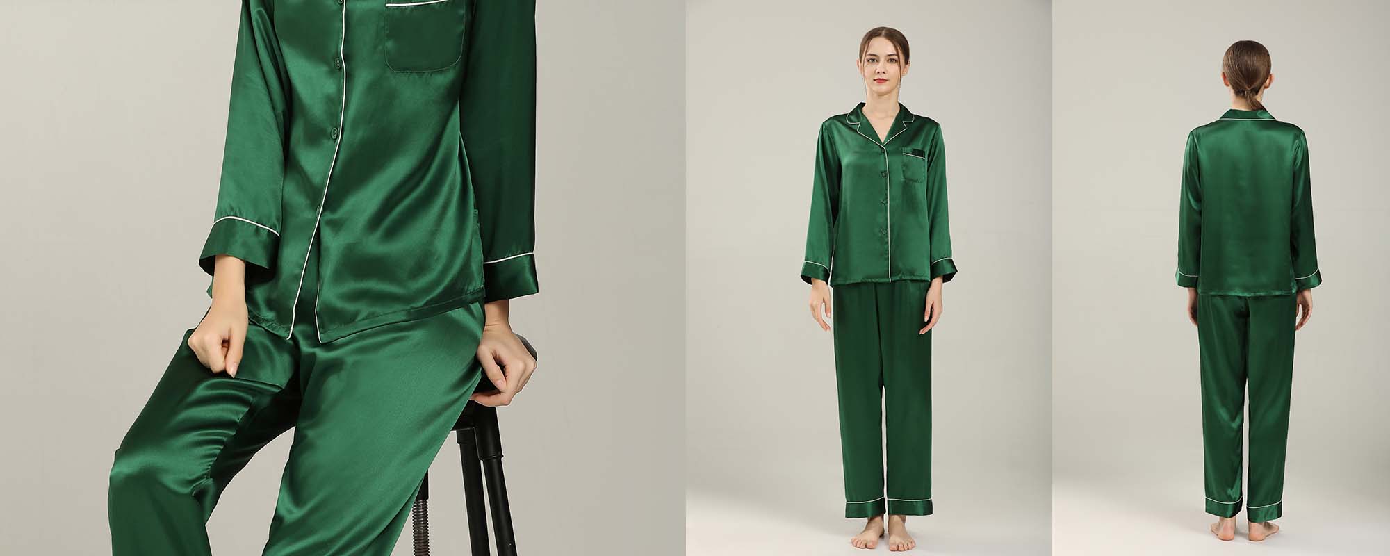 Long Silk Sleepwear 16 Momme - custom and wholesale