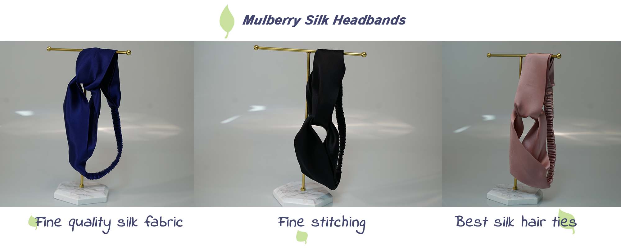mulberry silk headband
