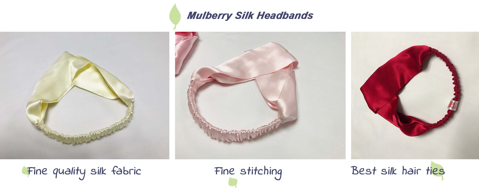 mulberry silk headband