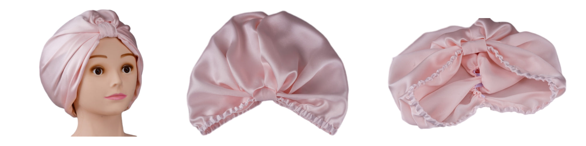 silk sleep turban for curly hair
