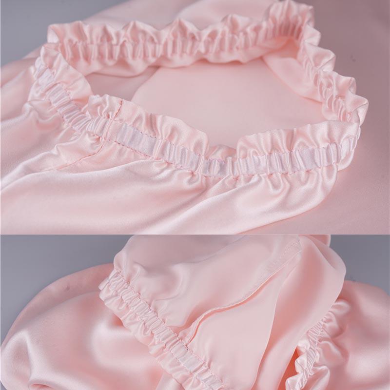 long silk bonnet