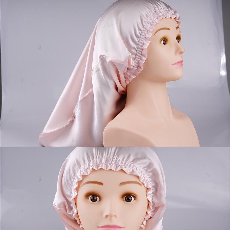 long silk bonnet
