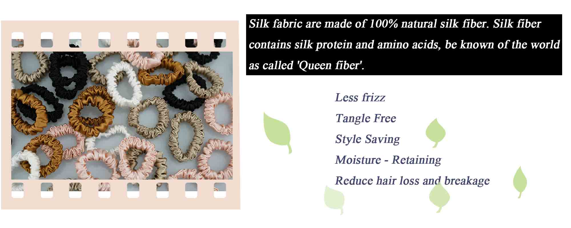 mulberry silk scrunchies