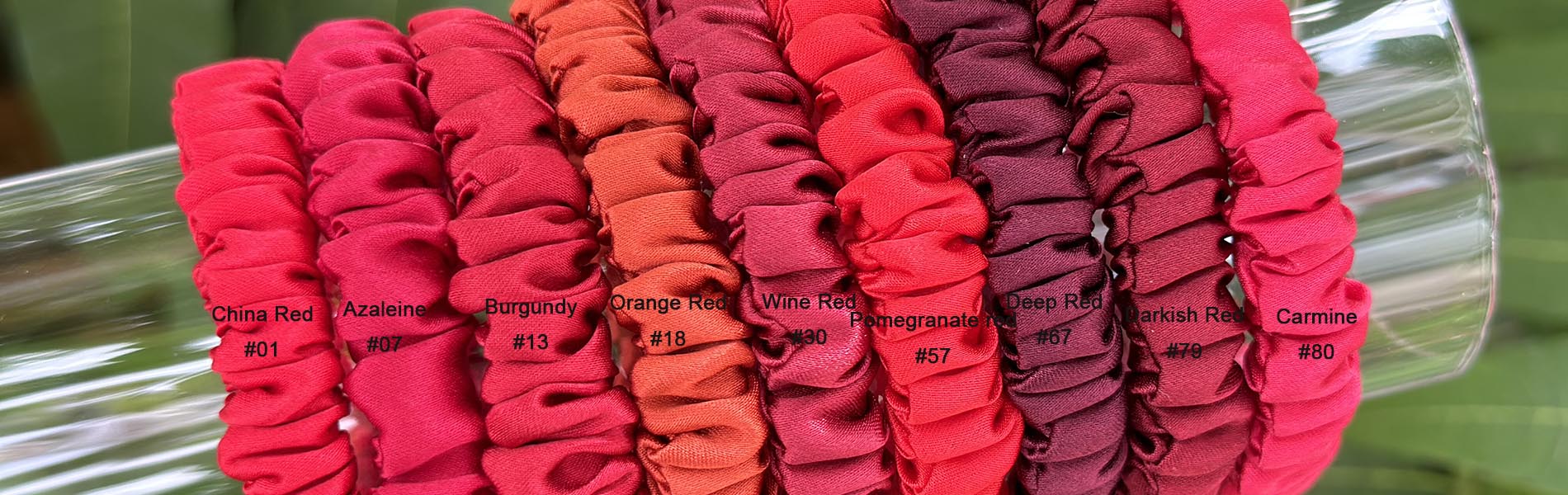 wholesale silk scrunchies mini