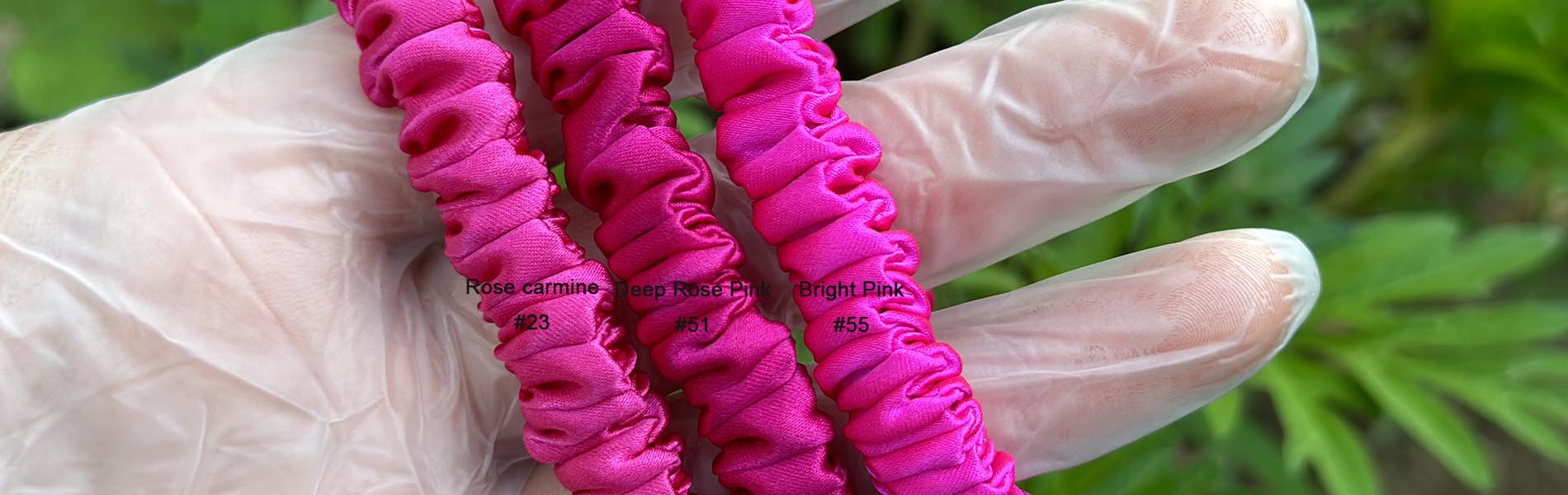 wholesale silk scrunchies mini