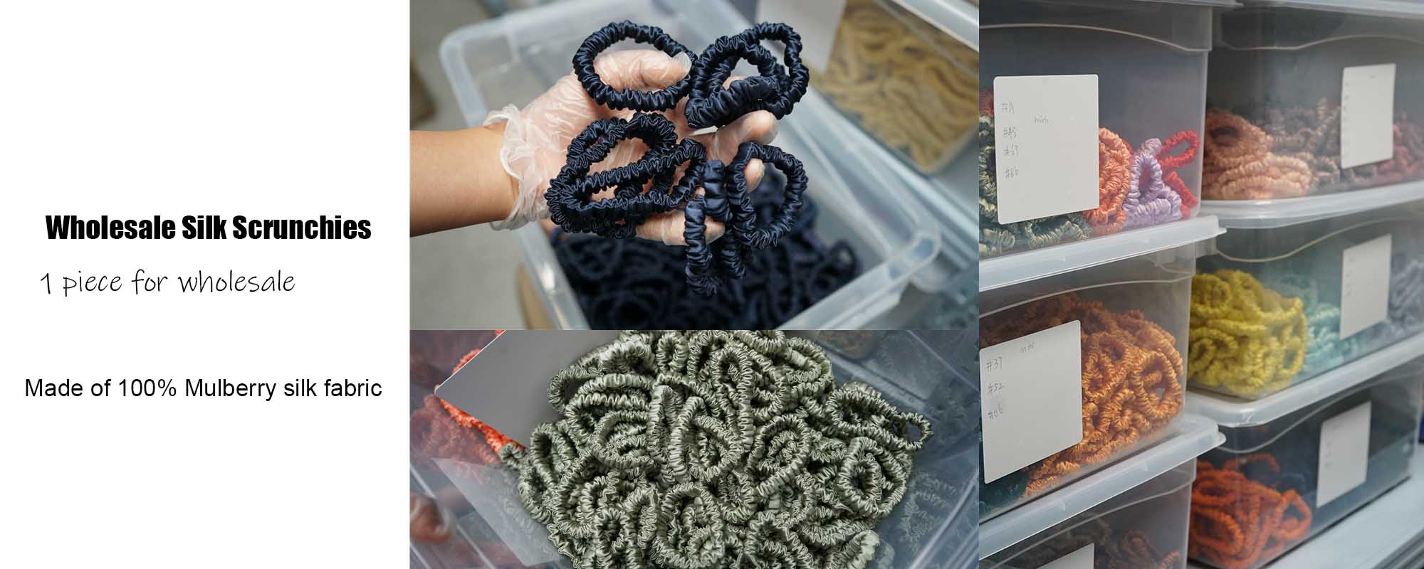 silk scrunchies wholesale