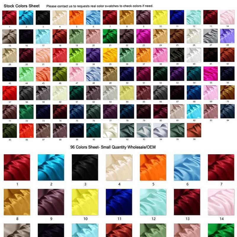 Medium Silk Scrunchies - custom and wholesale
