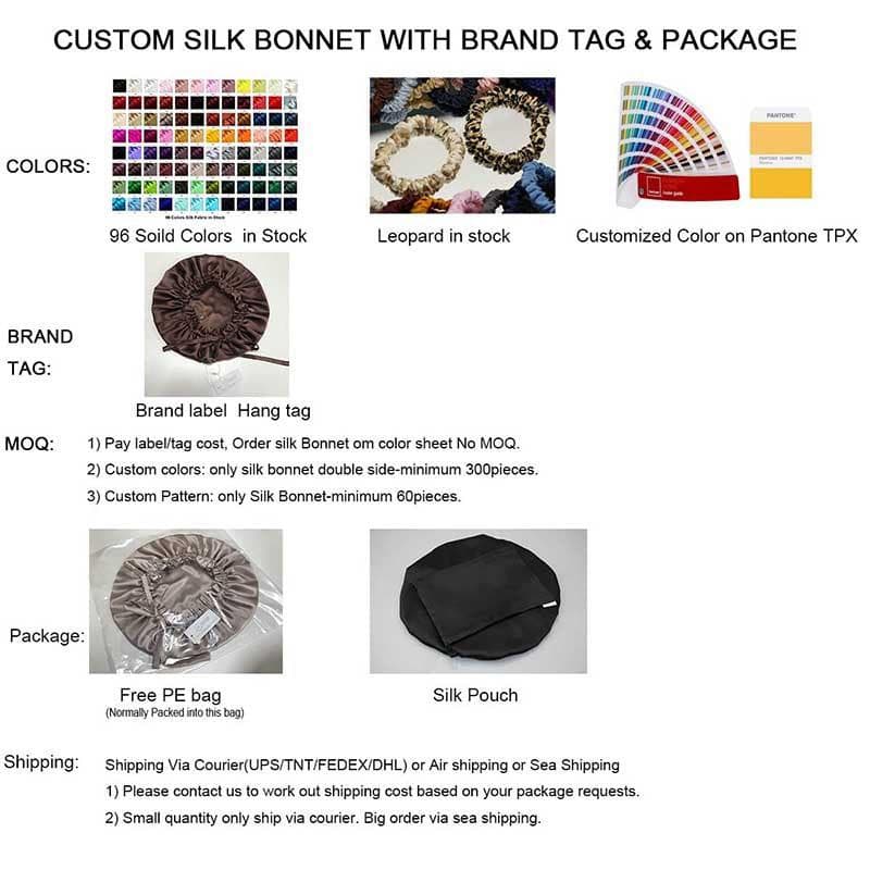 Silk Bonnet - Double side no edge