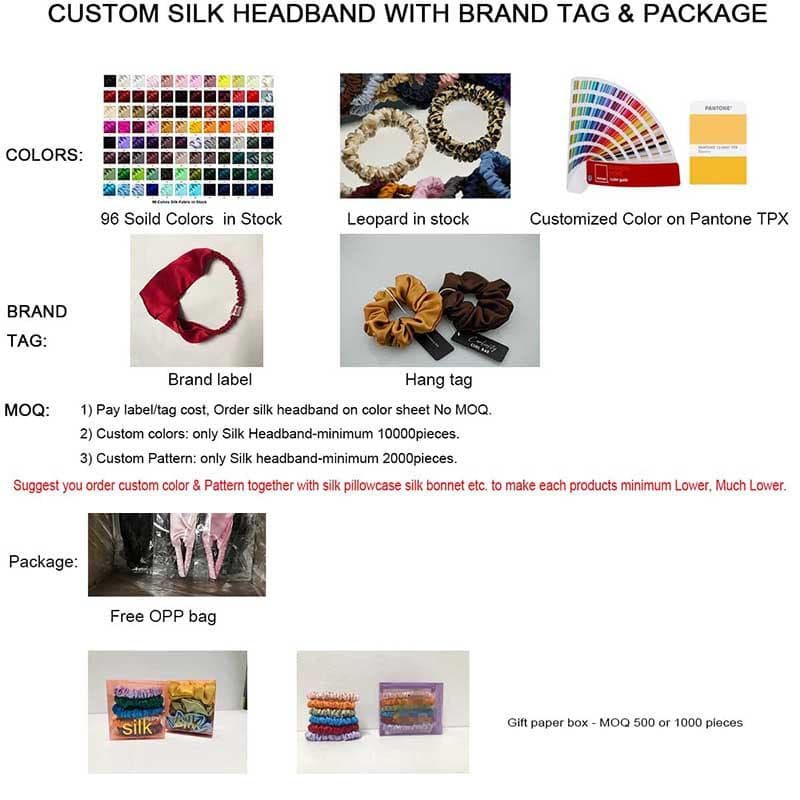 Silk Headband - Piping