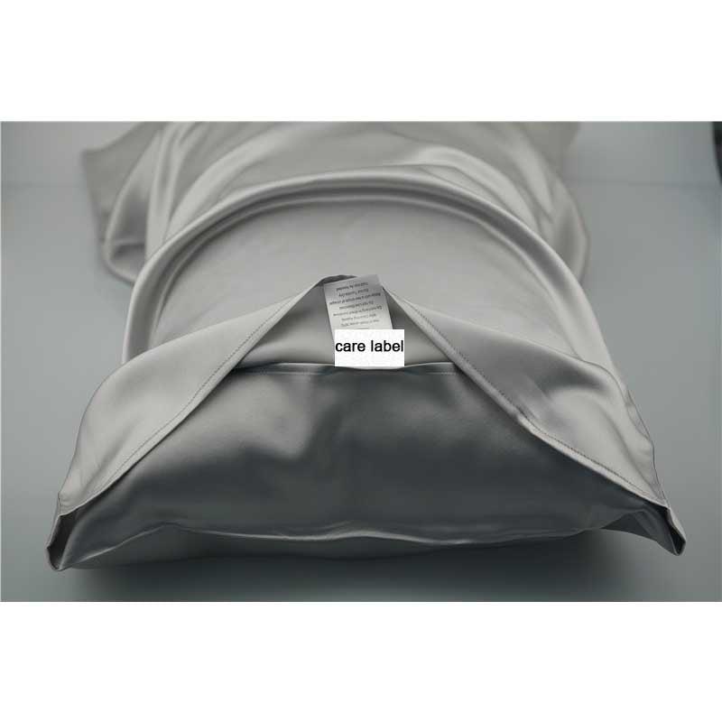 22 Momme silk pillowcase - Queen - Envelope - Silver Grey