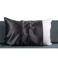 25 momme silk pillowcase - queen - envelope - Dark Grey