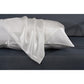 30 Momme silk pillowcase - queen - hidden zip - white