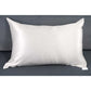 30 Momme silk pillowcase - queen - hidden zip - white