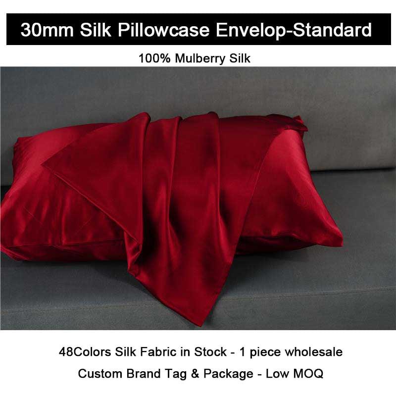 30 Momme Silk Pillowcase - Envelope - Standard size - custom and wholesale