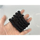 Black silk scrunchies mini