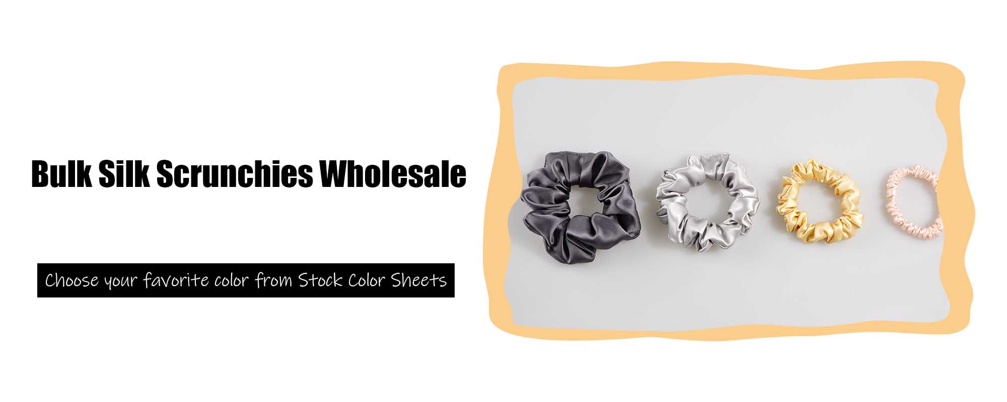 bulk silk scrunchies wholesale