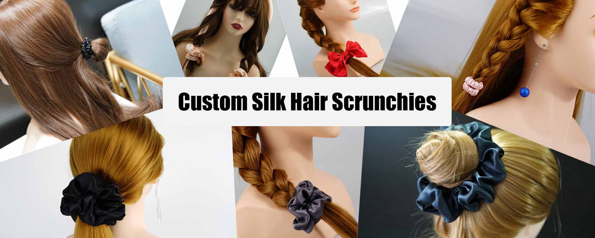 custom silk scrunchies