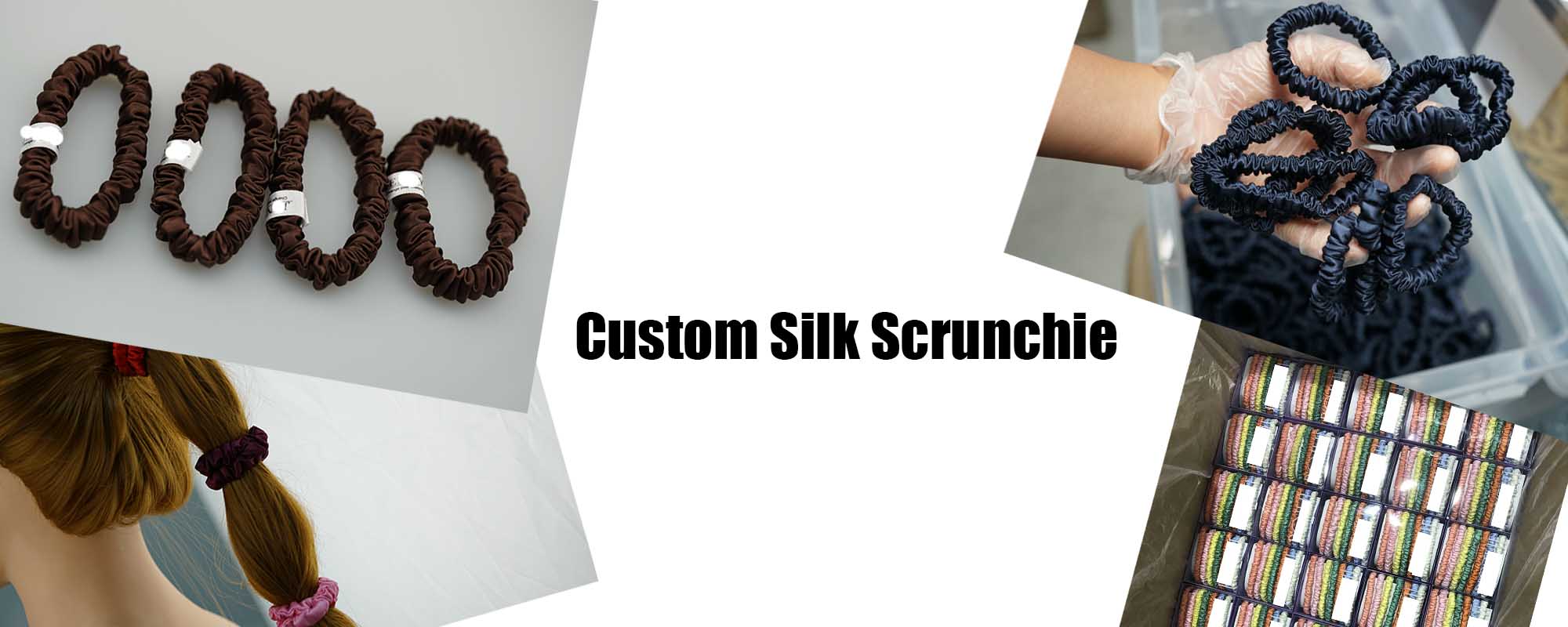 custom silk scrunchies