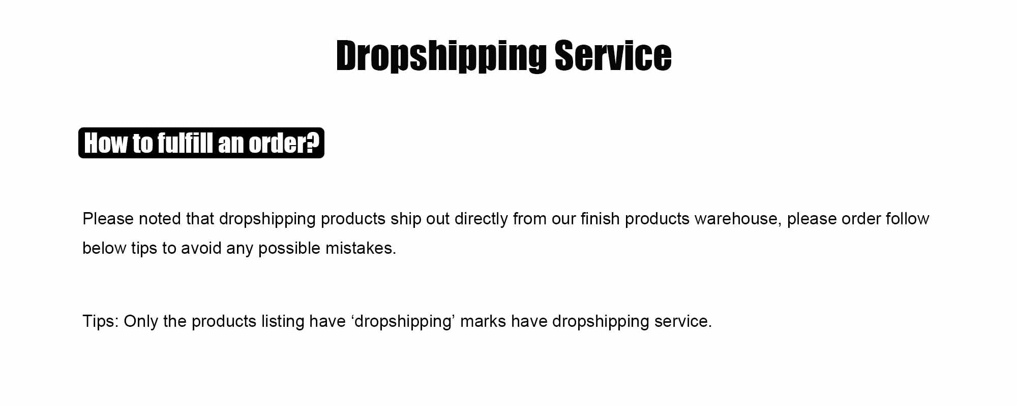 Dropshipping Service 