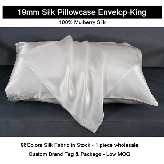 19 Momme Silk Pillowcase - Envelope - King size 