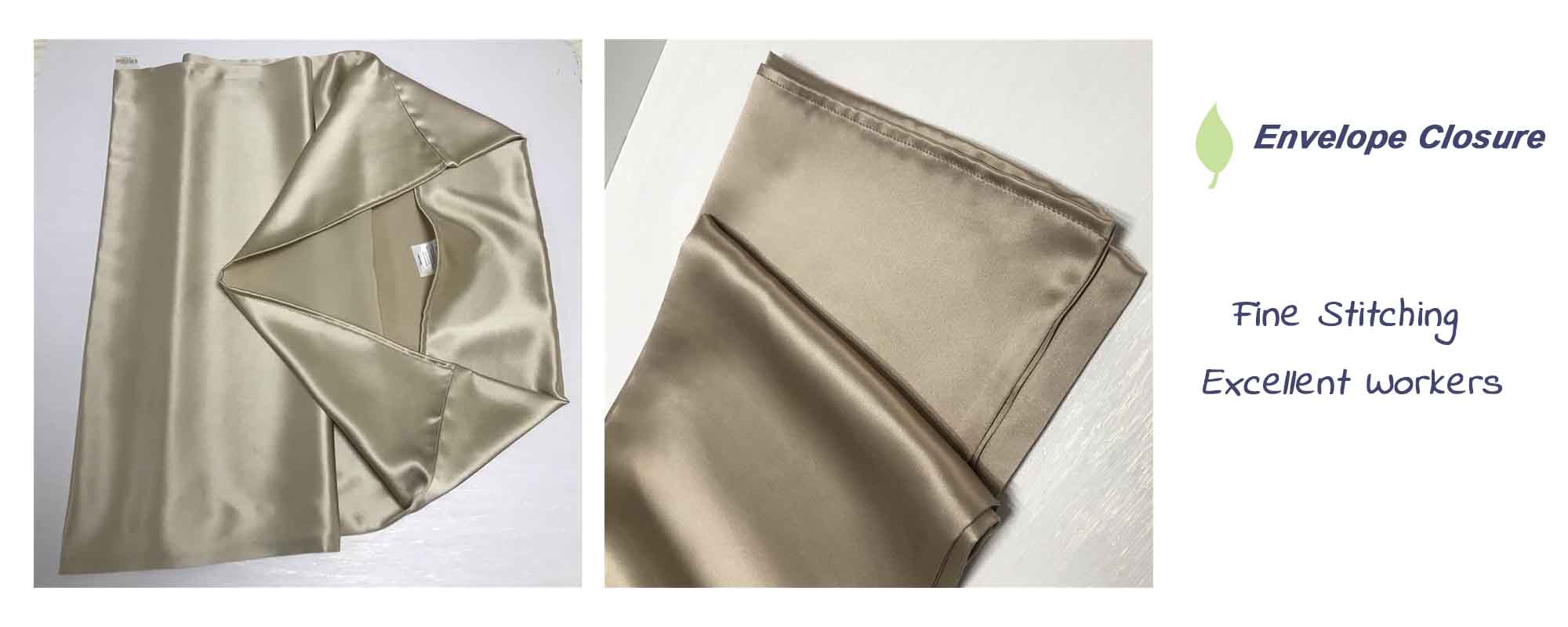envelope silk pillowcase