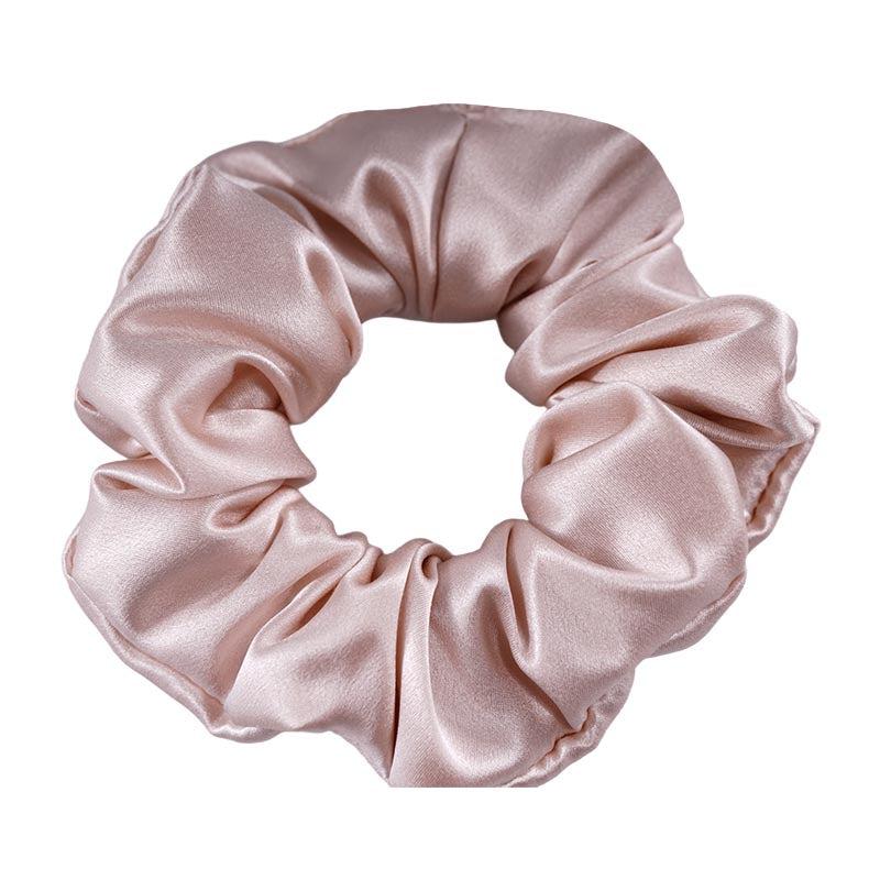 Large Silk Scrunchies - Nude - Dropshipping