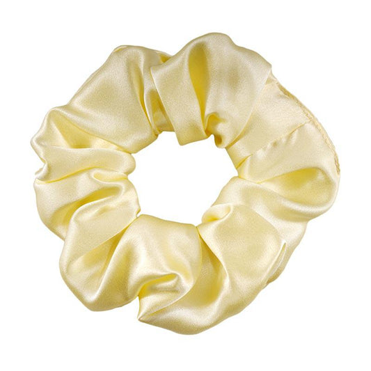 Large Silk Scrunchies - Butter - Dropshipping