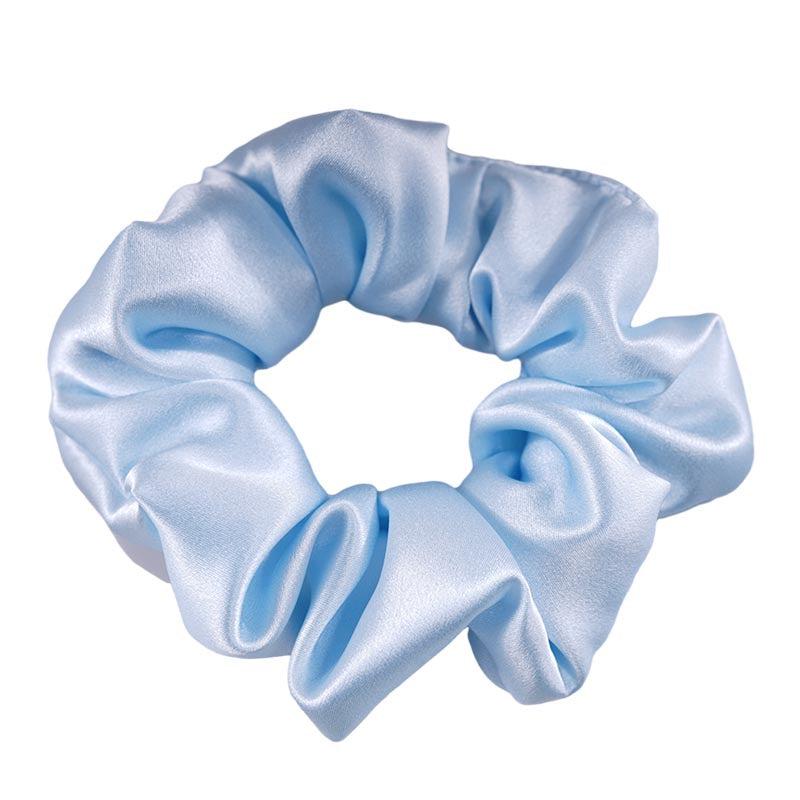 Silk Scrunchie Large - light blue - Dropshipping