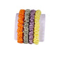 4 Pack Mini Silk Hair Ties - Colorful - dropshipping