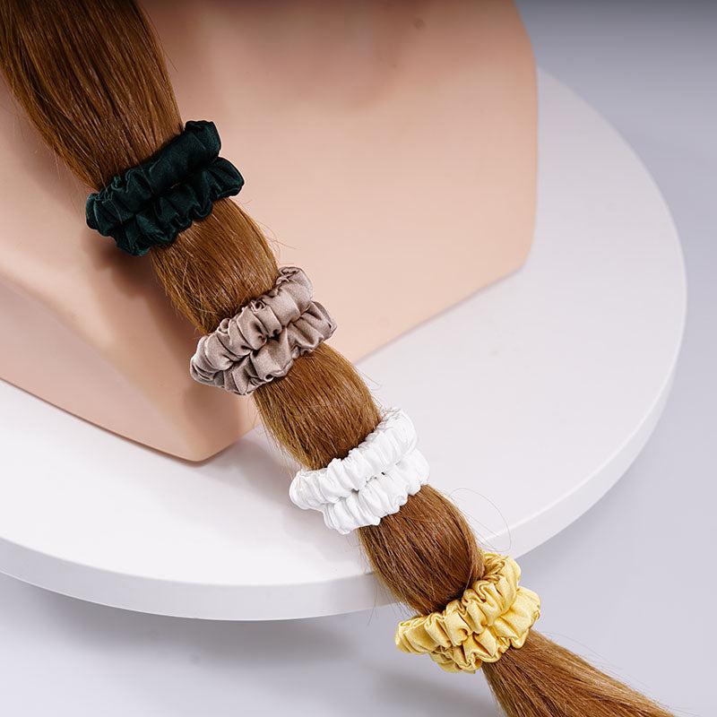 4 Pack Mini Silk Hair Ties - Staidness