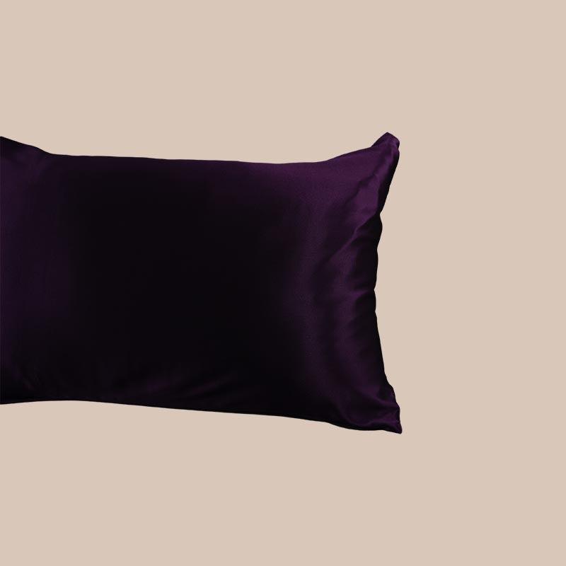22 Momme silk pillowcase - Dark Purple - Dropshipping