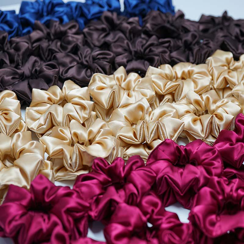 Large Silk Scrunchies - custom and wholesale