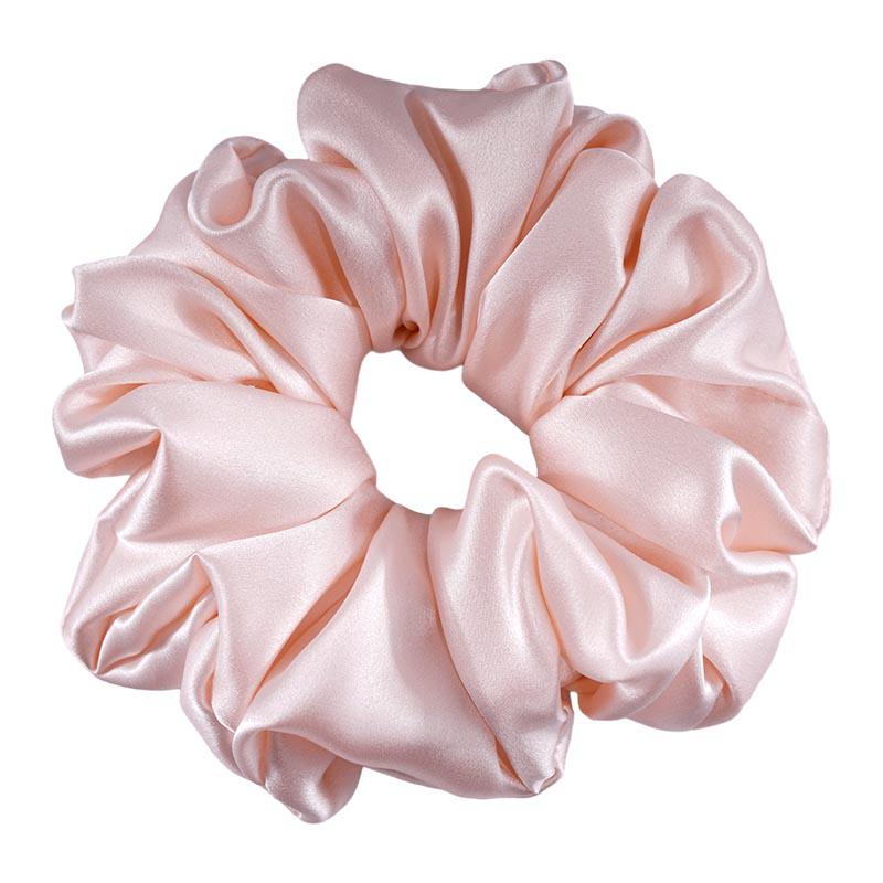 Silk Oversized Scrunchie Pink