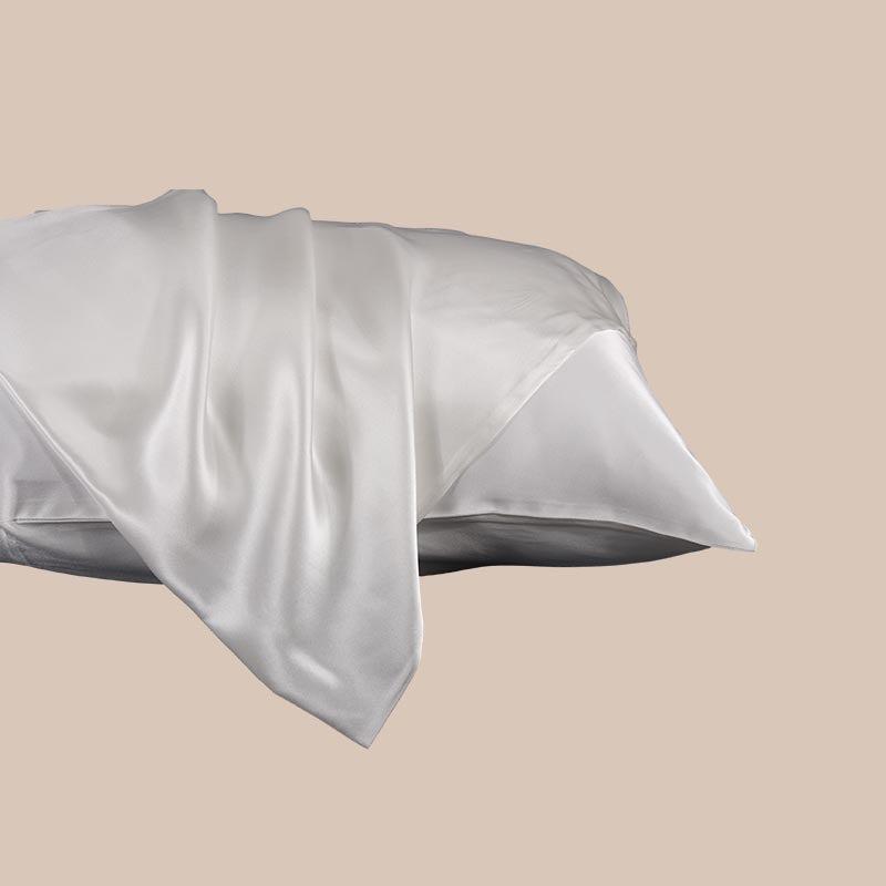 22 Momme silk pillowcase - White - Dropshipping