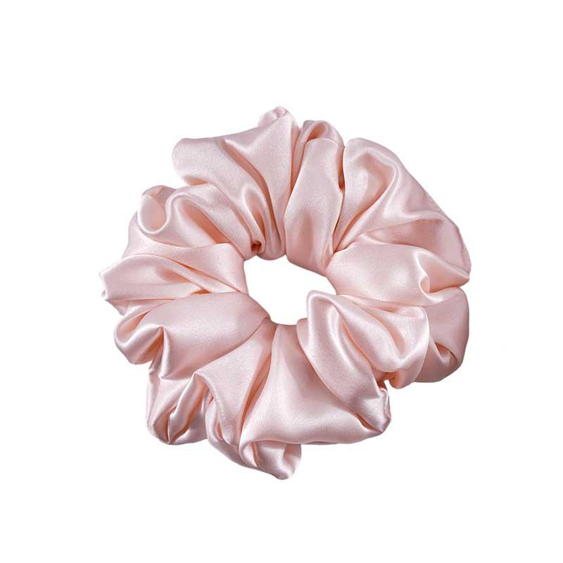 Silk Oversized Scrunchie - Pink - Dropshipping