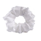 Silk Scrunchies Large Fluffy - White - Dropshipping
