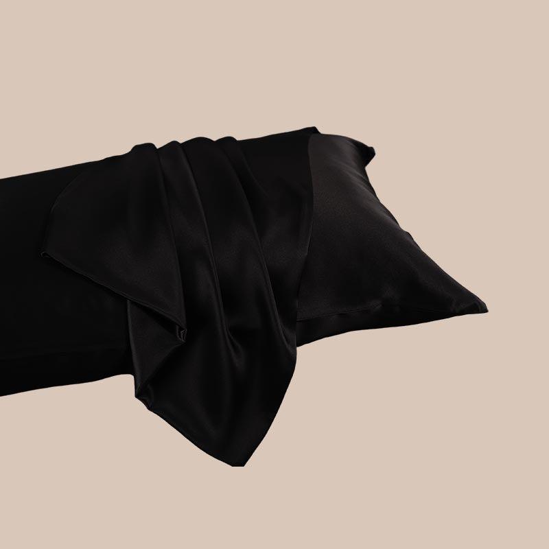22 Momme silk pillowcase - Black - Dropshipping