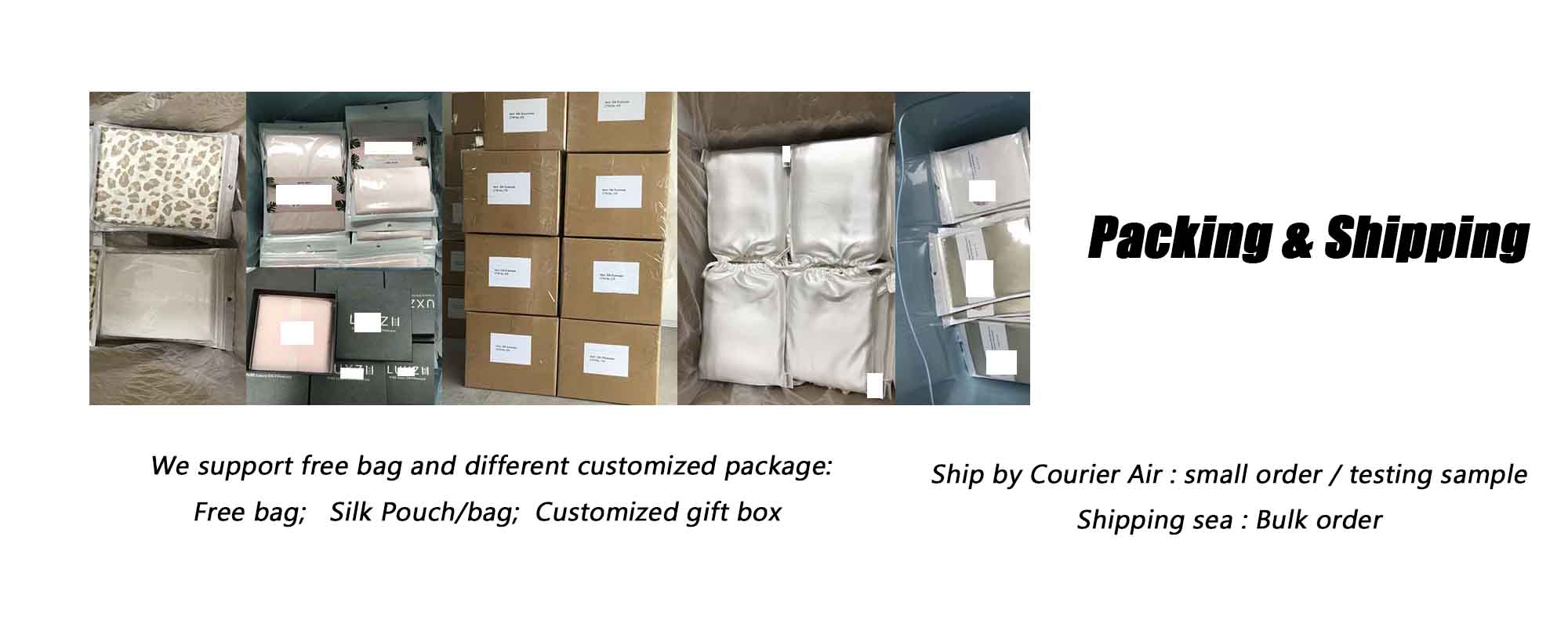 silk pillowcase shipping