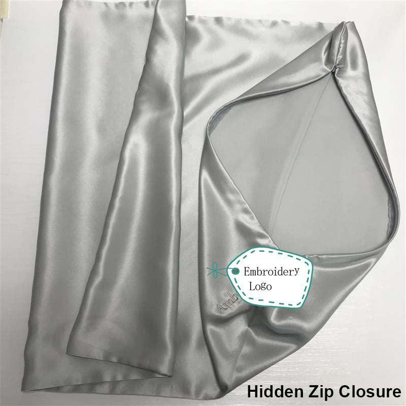 22 Momme Silk Pillowcase - Hidden zip - Standard size - custom and wholesale