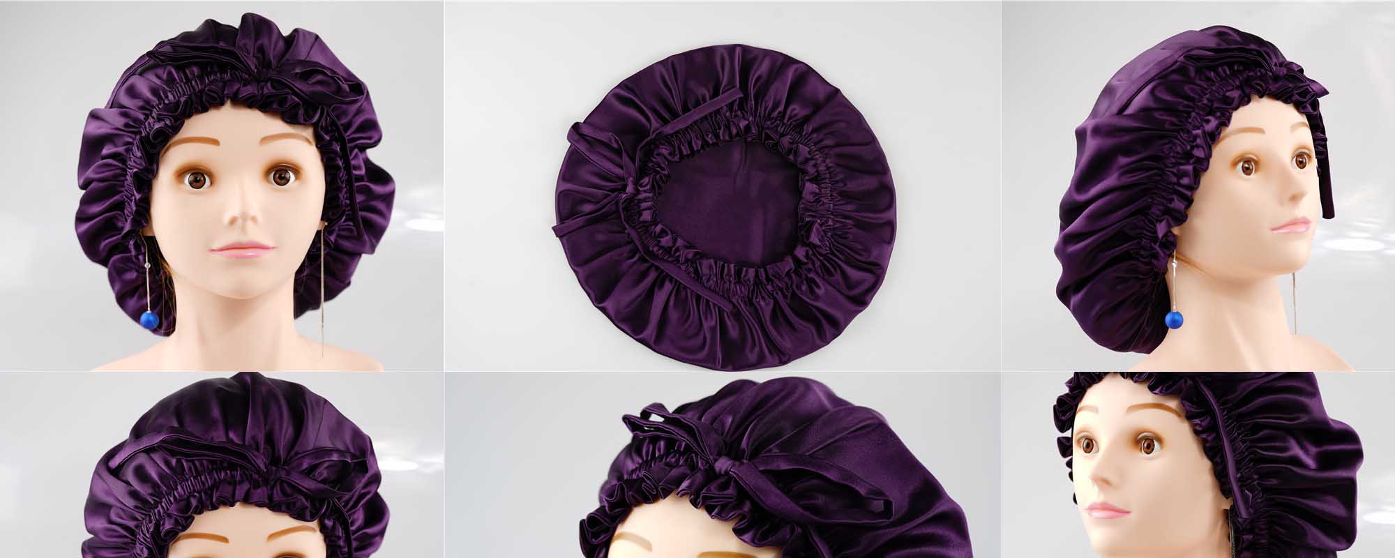 adjustable silk bonnet