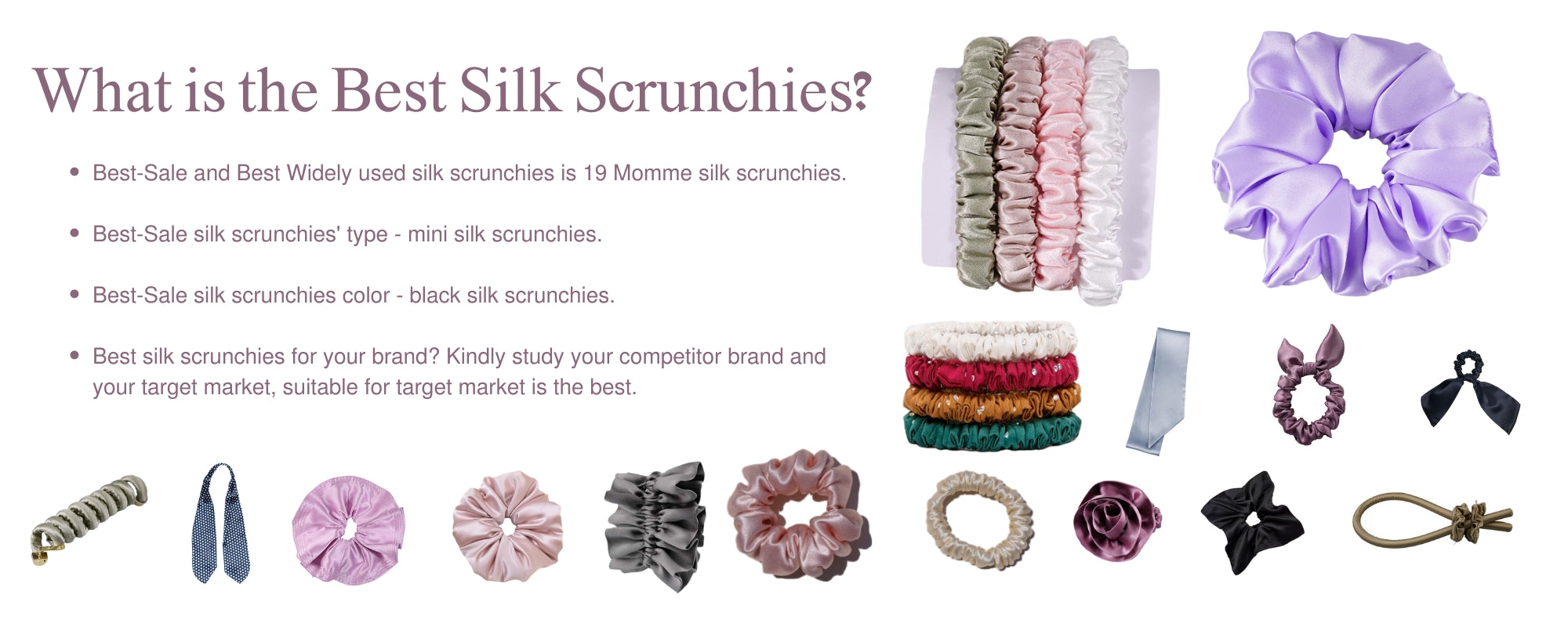 best silk scrunchies for hair