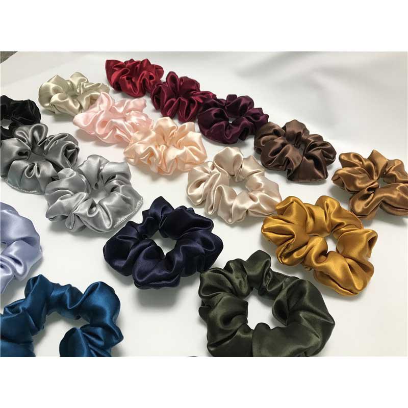 Large Silk Scrunchies - custom and wholesale