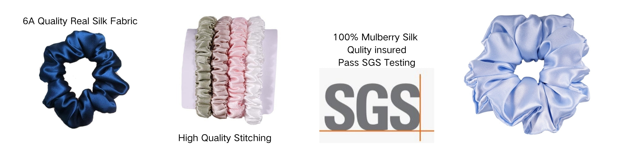 custom silk scrunchie
