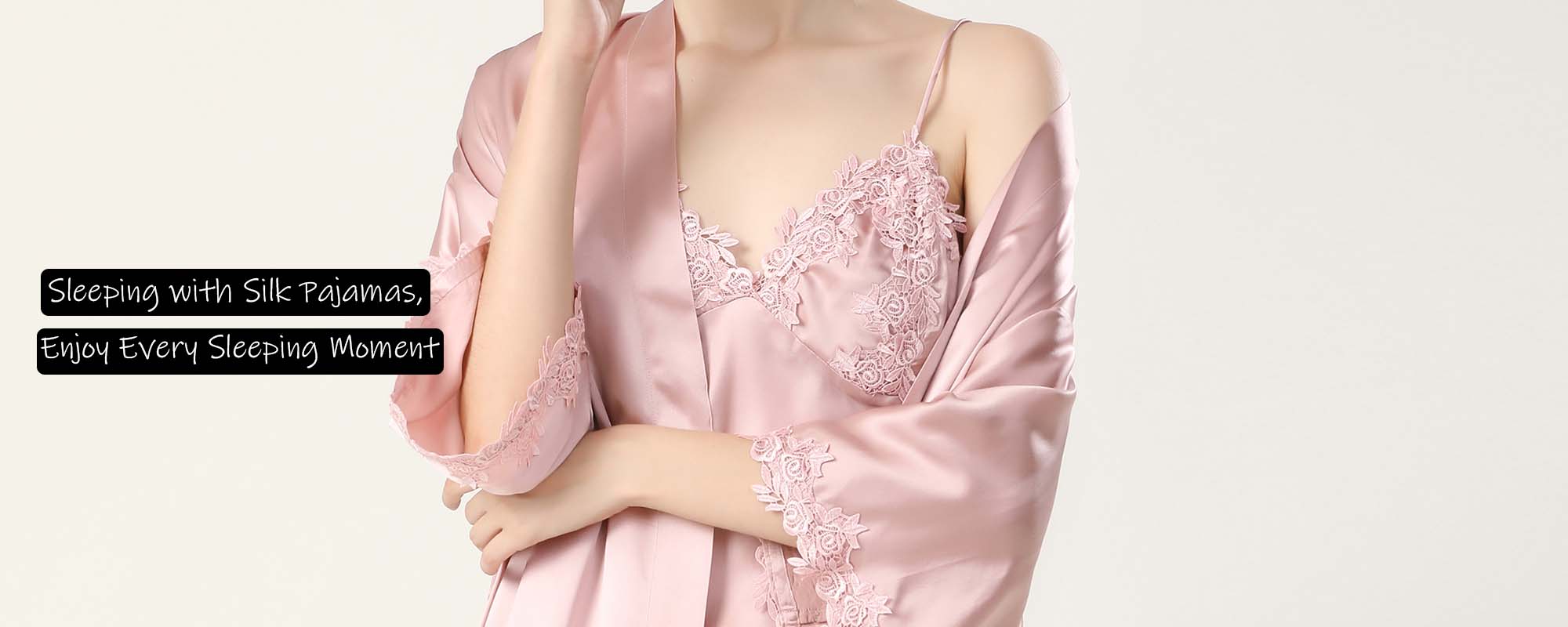 Silk Robe Nightgown set 16 Momme - custom and wholesale