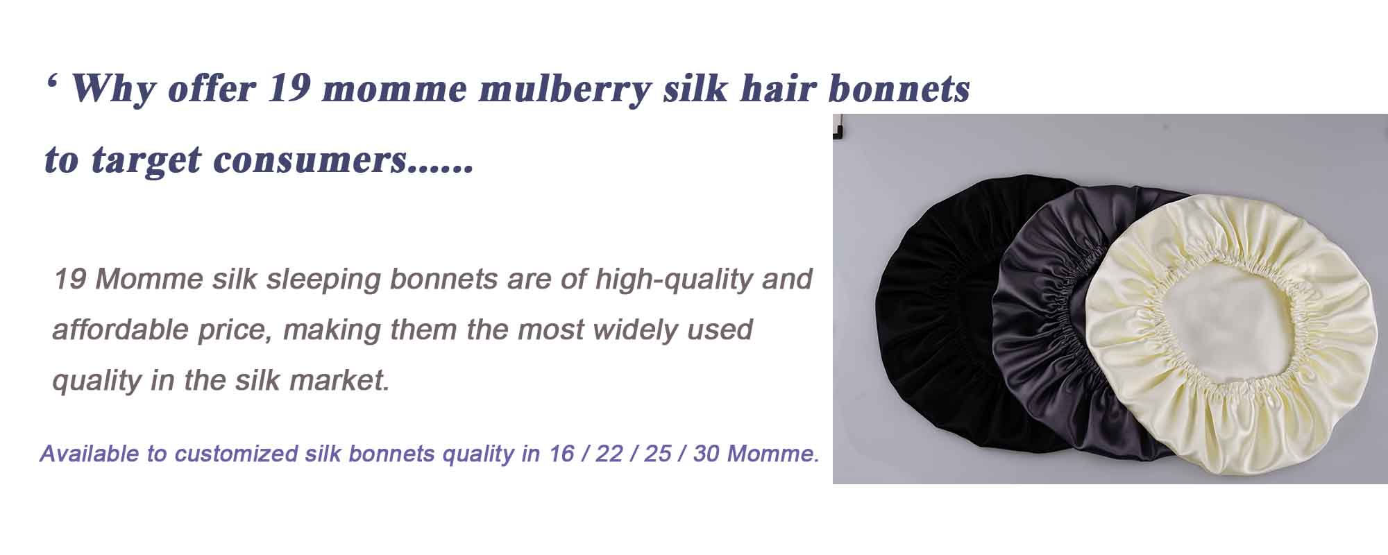 mulberry silk bonnet