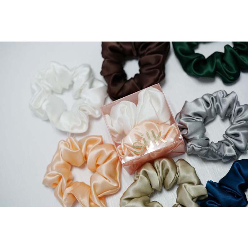 Large Silk Scrunchies - custom and wholesale