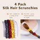 Mini Silk Scrunchies Samuume - 4 Pack 