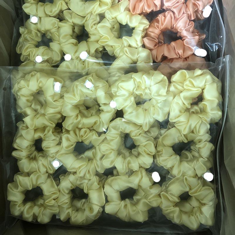 Medium Silk Scrunchies - custom and wholesale