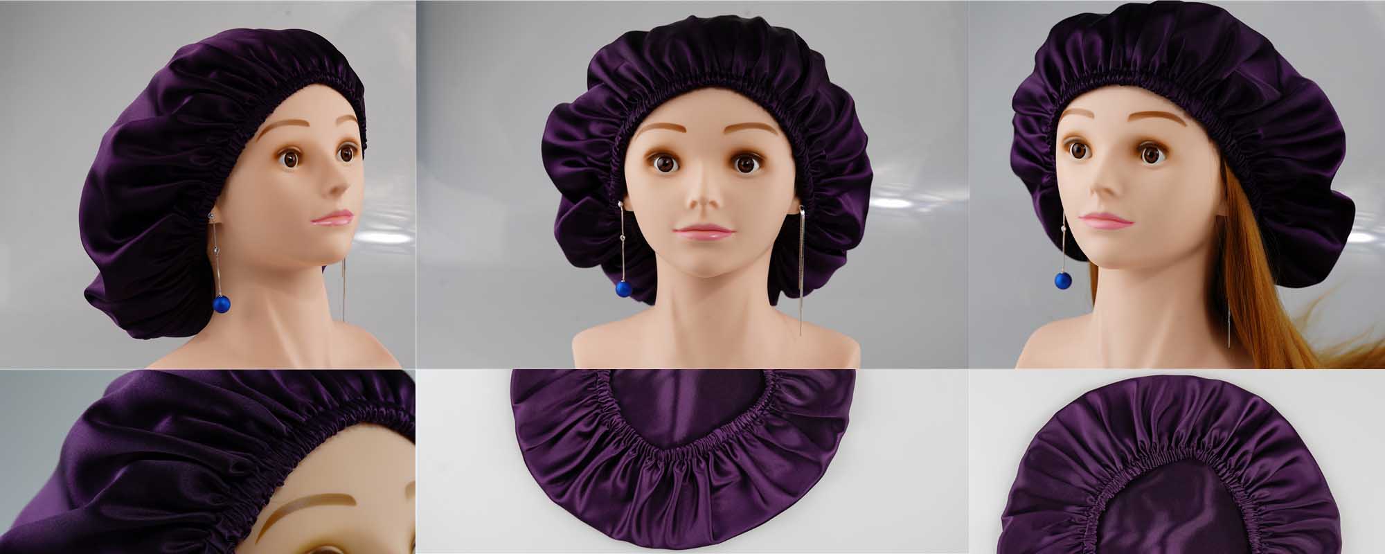 mulberry silk bonnet