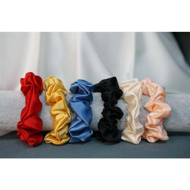 Medium Silk Scrunchies - custom and wholesale